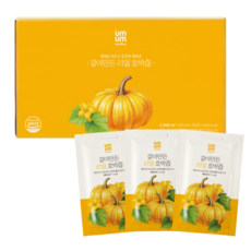 움움 100% 국내산 진한 갈아만든 리얼 호박즙 늙은호박 무설탕, 100개, 100ml