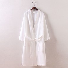 梭織華夫格浴袍 家居服 情侶睡衣 男女浴衣