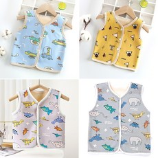 [단종 세일]럭셔리베이비 아기 유아동 수면조끼 보온 실내 반조끼1