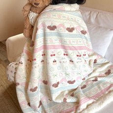 SHservice 눈사람담요 이불 산타 귀여운 캠핑 유니크, 펠 아일랜드 작은 집