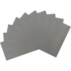 10개 세트 용접용 망 플라스틱 강화 304 스테인리스 강철 와이어 메시 스크린 120 열가소성 수리용 8x6 인치