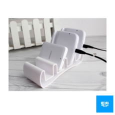 폰키퍼 핸드폰 휴마트폰 스마트폰 거치대 폰홀더, 흰색, 1개