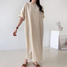 보리맘 로라 바스락 롱 원피스 빅사이즈 임부복 R919