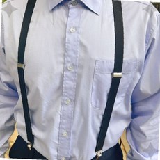 남성 정장 멜빵 클래식 서스펜더 와이셔츠 정장 바지 착용 신사복 액세서리 조절