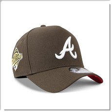 New Era 亞特蘭大勇士隊棒球帽 可調節尺寸, 咖啡色, 1個