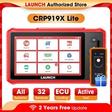 LAUNCH X431 CRP919X Lite OBD2 자동차 진단 도구 자동 스캔 X-431, 02 EU RU Version, 01 China Mainland