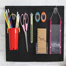 오알마켓 타공판 페그보드 부착용 고정판 4P 학교타공판