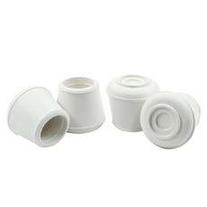 해외 Auvotuis 16mm58인치 의자 다리 팁 캡 16개 원형 고무 미끄럼 접이식 엔드 블랙 가구 테이블 피트 바닥 보호 커버 견목 바닥용 미국매장정품+ 1706809, .0006.3/4 Inch-white.
