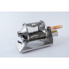 커피 볶는 가정용 상업용 직화 전기 로스팅 머신 기계 생두 원두 밤 깨 콩 팝콘, 강화유리 직화 로스터기, 1개