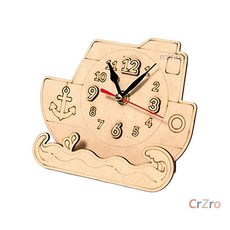 민화샵 운송수단 디자인 벽시계 1개입 교통수단 탁상시계 교육용 낱개 포장 학습용