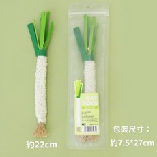 木天蓼小蔥貓咪玩具, 1個, 小蔥造型木天蓼