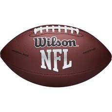 윌슨 NFL 레크리에이션 축구공, 윌슨 NFL MVP 풋볼, 피위 사이즈 (6-9세), 갈색