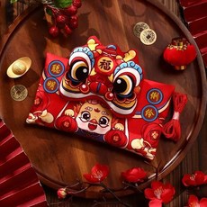 【2026新款紅包 】卡通萬元布藝紅包滿月紅包百天週歲紅包創意春節萬元兒童布藝新款, 1個, 72-3A【帶繩子】,萬元布紅包一個（放五千到一萬多了不合適）