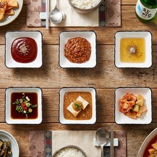 WHH 고온 도자기 앞접시 소스볼 세트 예쁜 나눔접시 정사각 찬기, 6개, 화이트