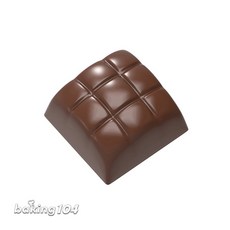 比利時 CHOCOLATE WORLD 巧克力模 方格紋 PP CW2452，輕鬆製作獨特巧克力甜點, 1個