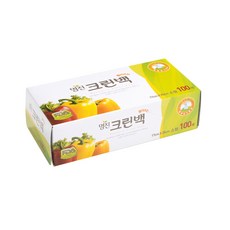 명진 크린백 17x25 미니 100매/비닐팩/위생팩, 미니(XS), 100개입, 1개