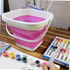 미술물통 물통 화물 물감물통 접이식 사각 대용량 59000EA 1EA, 본상품