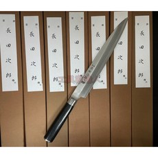 工具家達人 台灣製 長田次郎 21/24/27 DP 口金 柳刃 生魚片刀 CP值高 魚刀 切魚刀 皮鋼, 1個, 長田次郎240mm生魚片刀,原產利度