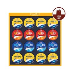 시나브로129 LG생활건강 프리미엄 참치스페셜 (16종) 참치 캔 명절 선물세트, 1개