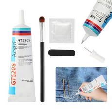 60ML2온스 패브릭 글루 영구 세척 가능 투명 의류 접착제 강력하고 방수 기능이 있어 원단 수선용 패치 옷 데님 가죽 폴리에스터 직물 인형 수선 면에 적합