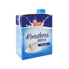 Turm 콘덴스드 밀크 7.5% 팻, 4개, 340g