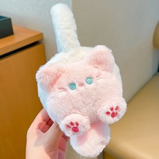 솔솔마켓 통통냥이 아동 방한 귀마개 귀여운 고양이 캐릭터
