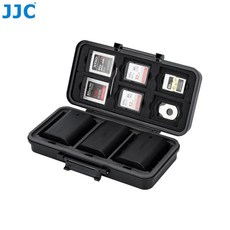 다기능 카메라 배터리 카드 보관 케이스 CFexpress 타입 B XQD LP-E6 거치대 박스 6 개
