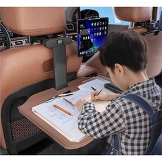 차량용 테이블 식탁 독서대 트레이 접이식 책상 노트북, E. 남미 호두색 데스크탑