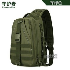 守護者 高檔防水路亞包 多功能腰包 釣魚胸包, 軍綠色,均碼