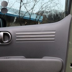 [주주파츠몰] 현대 캐스퍼 내측 알루미늄 1열 라인 도어패널 호환 용품, B-1열라인8P(카본)