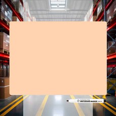 칼라 자석보드 오렌지 300x200x0.6T 업무지시 메모보드 사진부착 가정 카페 스튜디오