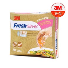 3M 후레쉬장갑 200매 1개입, 1개, 1개