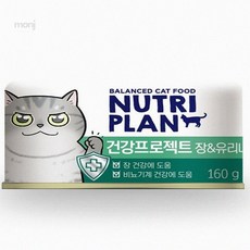 고양이고급주식 뉴트리플랜 건강프로젝트 장 유리너리 160g
