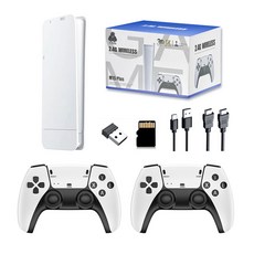 PYHO 레트로 게임 콘솔 2.4G 무선 컨트롤러 2개 + HDMI 케이블 + 메모리 카드 + USB 케이블, M15
