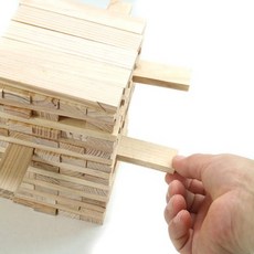 원목카프라(100pcs) 혜명마트 균형잡기 힘의분산 블록쌓기 원목장난감 원목교구