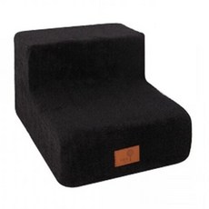 커버분리계단 강아지 계단 2단 블랙 마블스펀지 스텝 침대 쇼파 1P