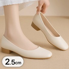 라뷰드 여성 베이직 말랑 플랫 슈즈 여자 소프트 단화 발편한 봄 가을 사계절 구두 쿠션 깔창 가죽 신발 미끄럼 방지 정사이즈 로퍼 2.5cm