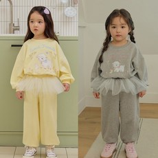 데일리베베 스윗튜튜세트 여아봄옷 자매룩코디 나들이룩 주니어옷 바지세트