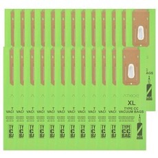 25팩 진공 청소기 백 Oreck CC 청소기에 타입 업라이트 적합 모든 적합 백에 XL, 25 pa