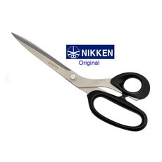 니켄 일본 벨가위 주방가위 잠자리가위 니켄가위 NIKKEN오리지날, 검정 240mm, 1개