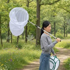 곤충채집 튼튼한 대형 포충망 잠자리채, 1개