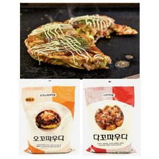 오꼬노미야끼믹스 타코야끼 파우더 가루 1kg 반죽 가정용 타코야키 만들기, 오꼬노미야키파우더1kg, 1개