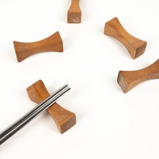 우드 커트러리 받침대 나무 숟가락 젓가락 수저받침