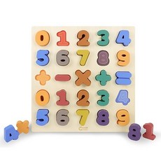 가베가족 톡톡 무광 파스텔 원목 퍼즐 기초 언어활동 색인지 매칭 모양인지 어린이집 유치원 교구, 1개