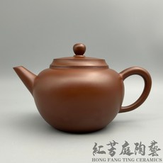 紅芳庭【台灣作家 紫泥壺】馬超 標準 手拉坏 特大尺寸 茶具 紫泥 泡茶壺 手工茶壺 茶壺 紫砂壺 台灣手拉坏 泡茶用具, 1個, 紫泥壺 - 標準,下單前已確認商品尺寸及容量, 紫泥, 380ml