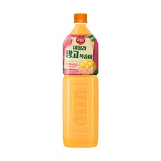 해태음료 과일촌 데일리 망고복숭아 페트, 4개, 1.5L