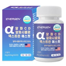 에버젠 알파CD 일파시클로덱스트린 에스핏, 1개, 60정