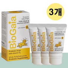 바이오가이아 이지드롭 베이비드롭 아기유산균비타민d 유아유산균 돌아기유산균 1억 CFU 액상 10ml 50일분 3개