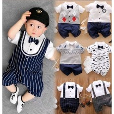 寶寶連身衣 小紳士造型 春夏新款