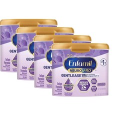엔파밀 뉴로프로 젠틀이즈 인펀트 분유 Enfamil NeuroPro Gentlease Infant Powder, 567g, 4개
